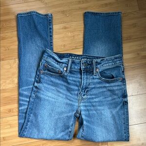 American Eagle Outfitters Blue Straight Jeans Classic Style 28/30